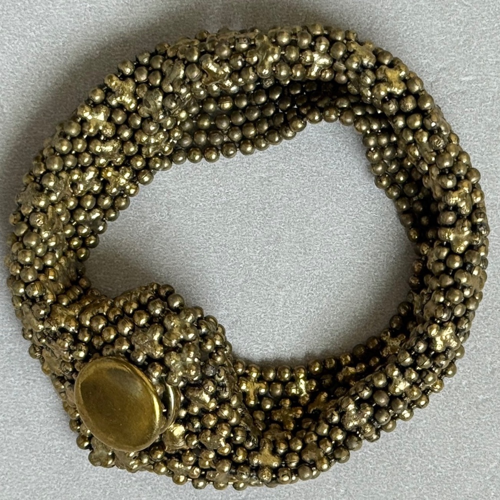 Gold Beaded Bracelet